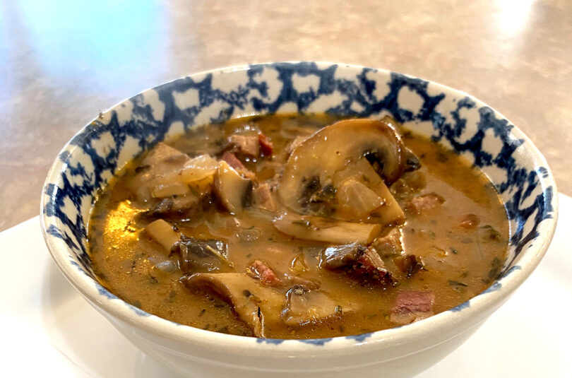 Hungarian Mushroom Beef soup