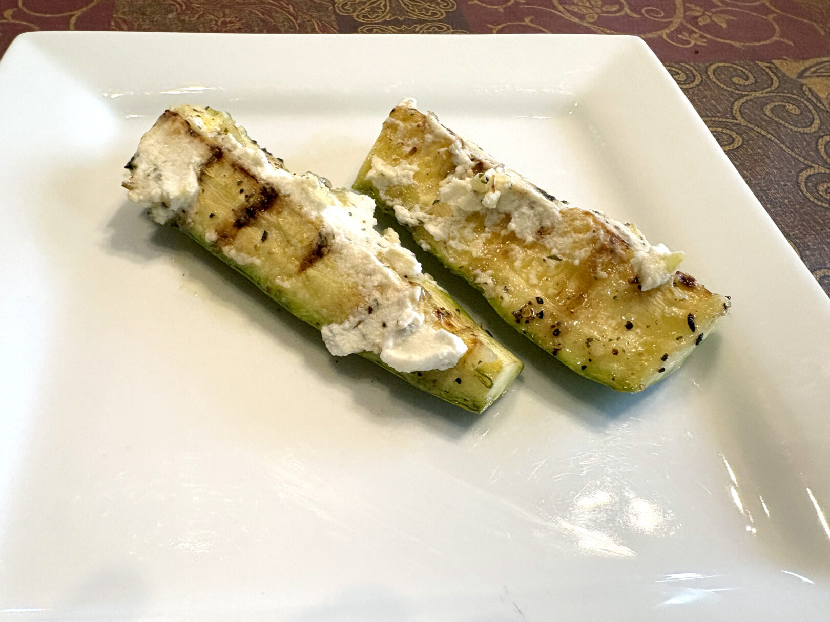 grilled-squash Grilled Squash with Ricotta Cheese